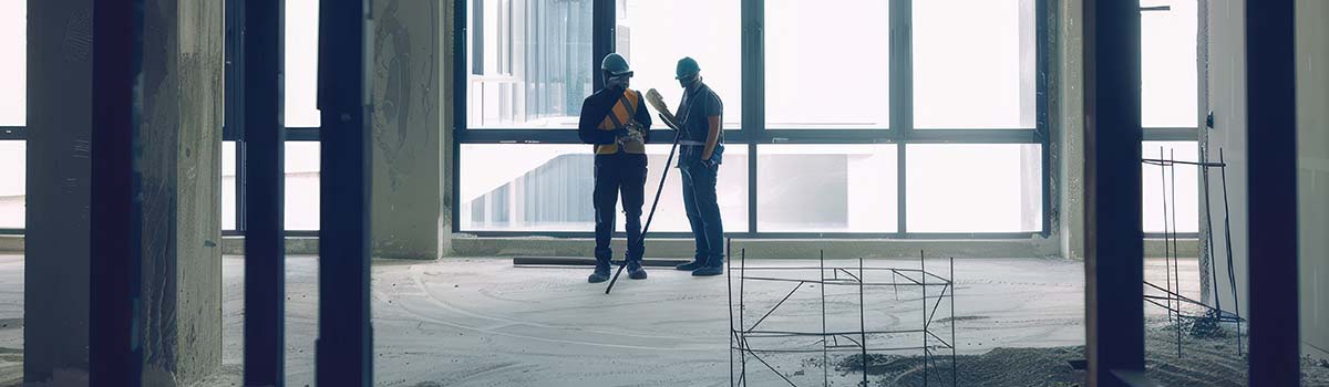 Chantier de démolition de locaux professionnels